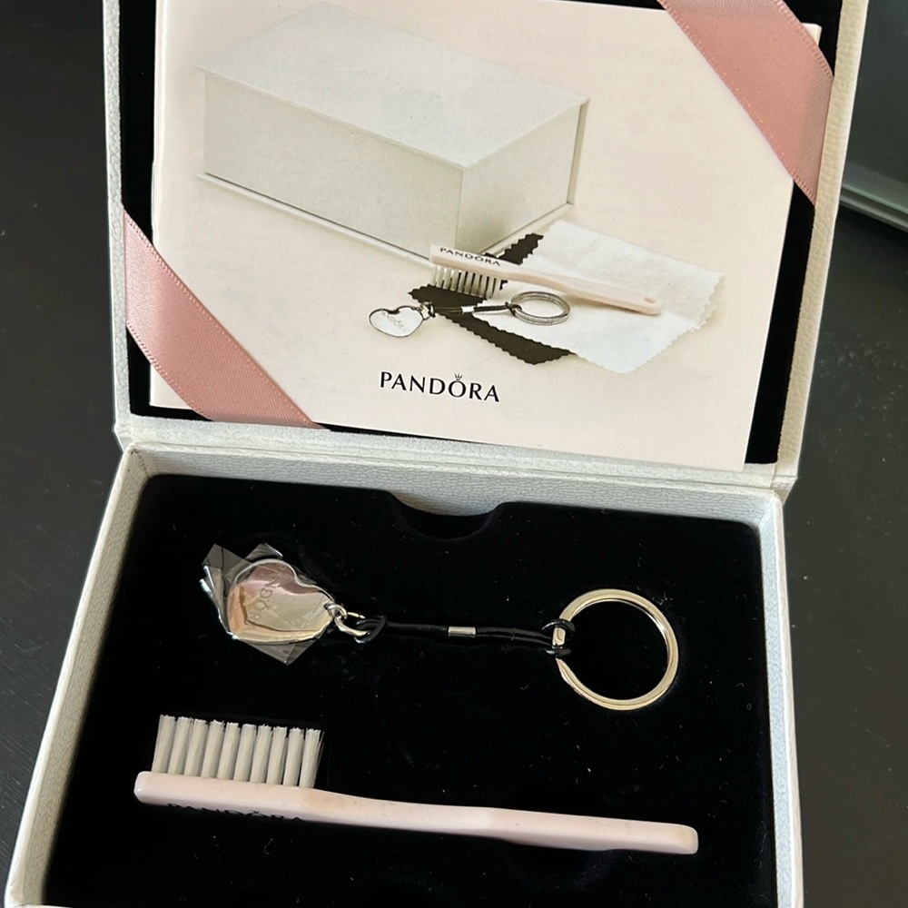 Pandora Keychain and Brush